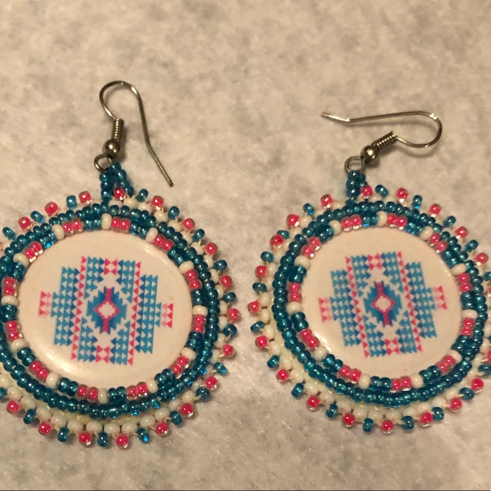 Native American beaded earrings